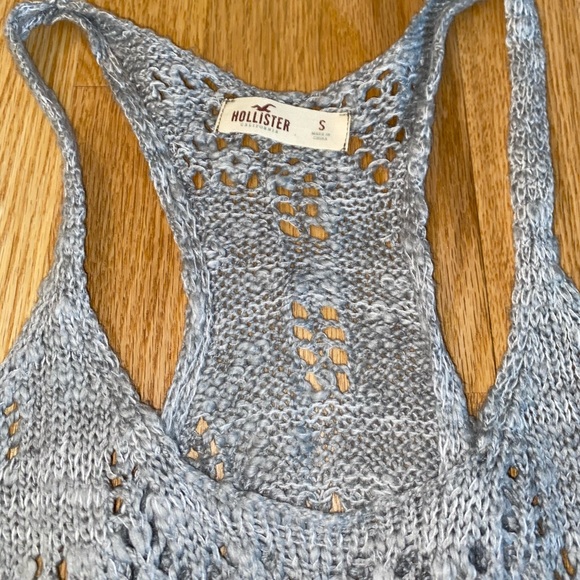 Grey Hollister Sweater Tank Top - Picture 7 of 7